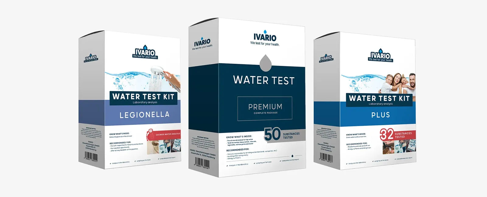 IVARIO Lab's Best Water Test Kits - Laboratory Water Testing