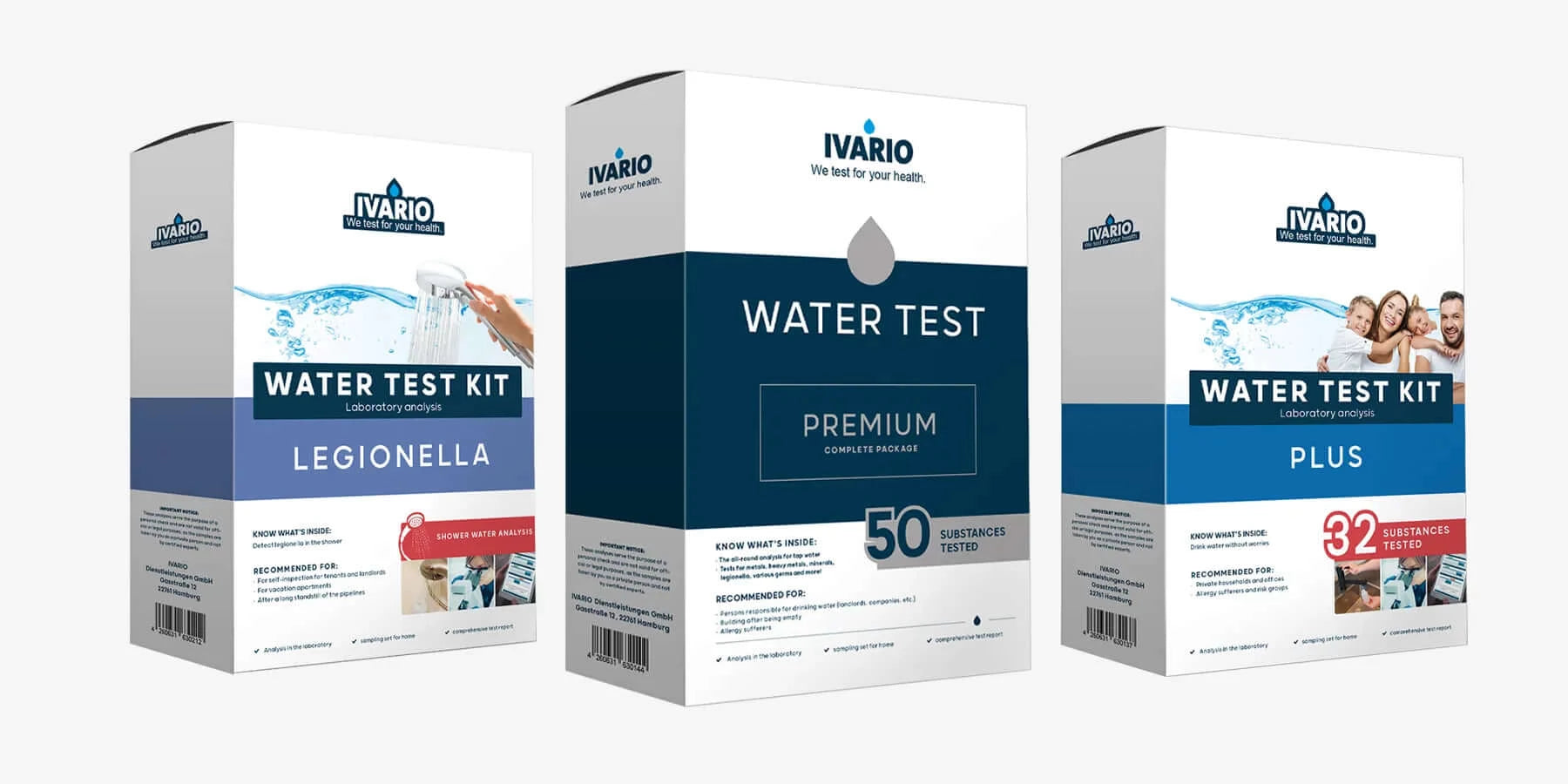 IVARIO Water Test Kits